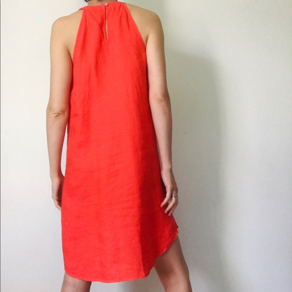 Vibrant linen shift dress - Picture 4 of 13
